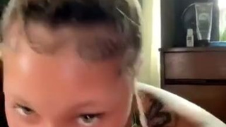 Sloppy Deepthroat Blowjob GIF