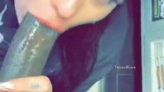 Deepthroat Blowjob BBC GIF